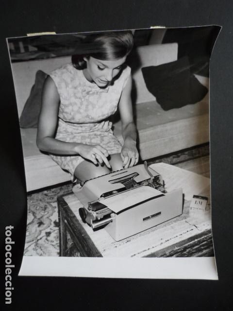 Cinema: ELENA DUQUE ACTRIZ ANTIGUA FOTOGRAFIA 24 X 18 CM