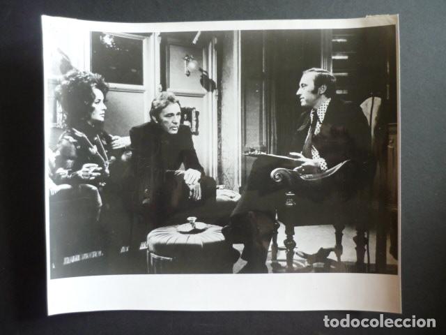 Kino: RICHARD BURTON ACTOR CON LIZ TAYLOR ANTIGUA FOTOGRAFIA 24 X 18 CM