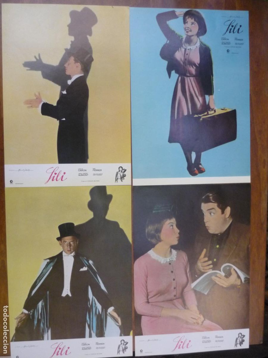 Cine: lili - 12 fotocromos originales - leslie caron jean-pierre aumont mel ferrer