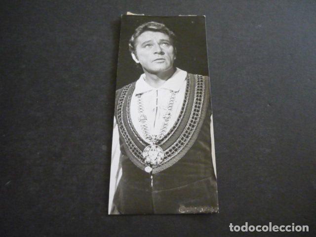 Cinema: RICHARD BURTON ACTOR ANTIGUA FOTOGRAFIA 15 X 6,5 CM
