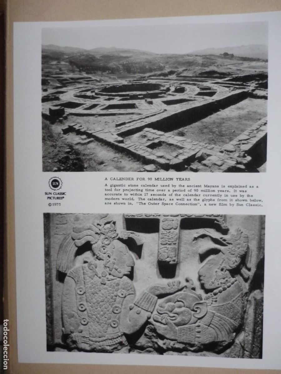 Cine: conexion con los extraterrestres - foto b/n original usa The Outer Space Connection Fred Warshofski