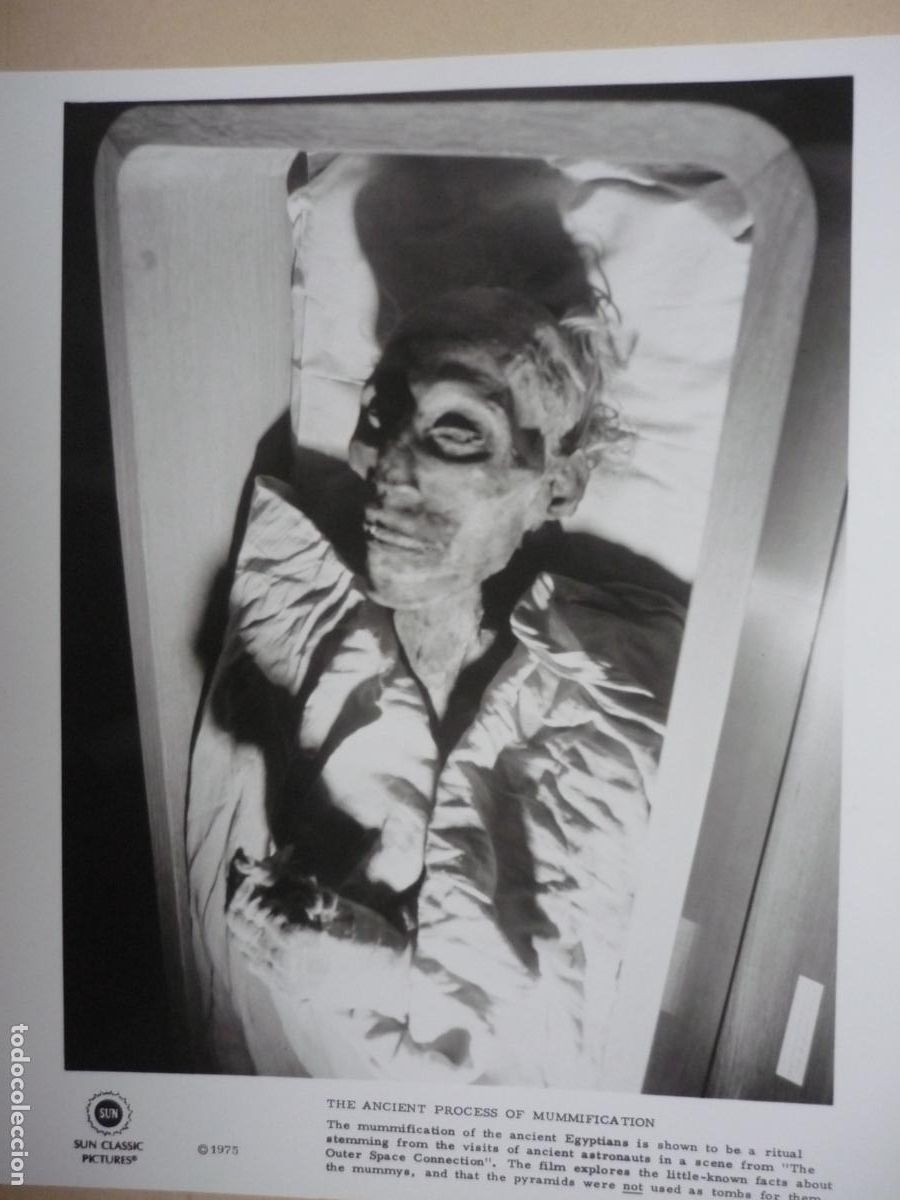 Cine: conexion con los extraterrestres - foto b/n original usa The Outer Space Connection Fred Warshofski