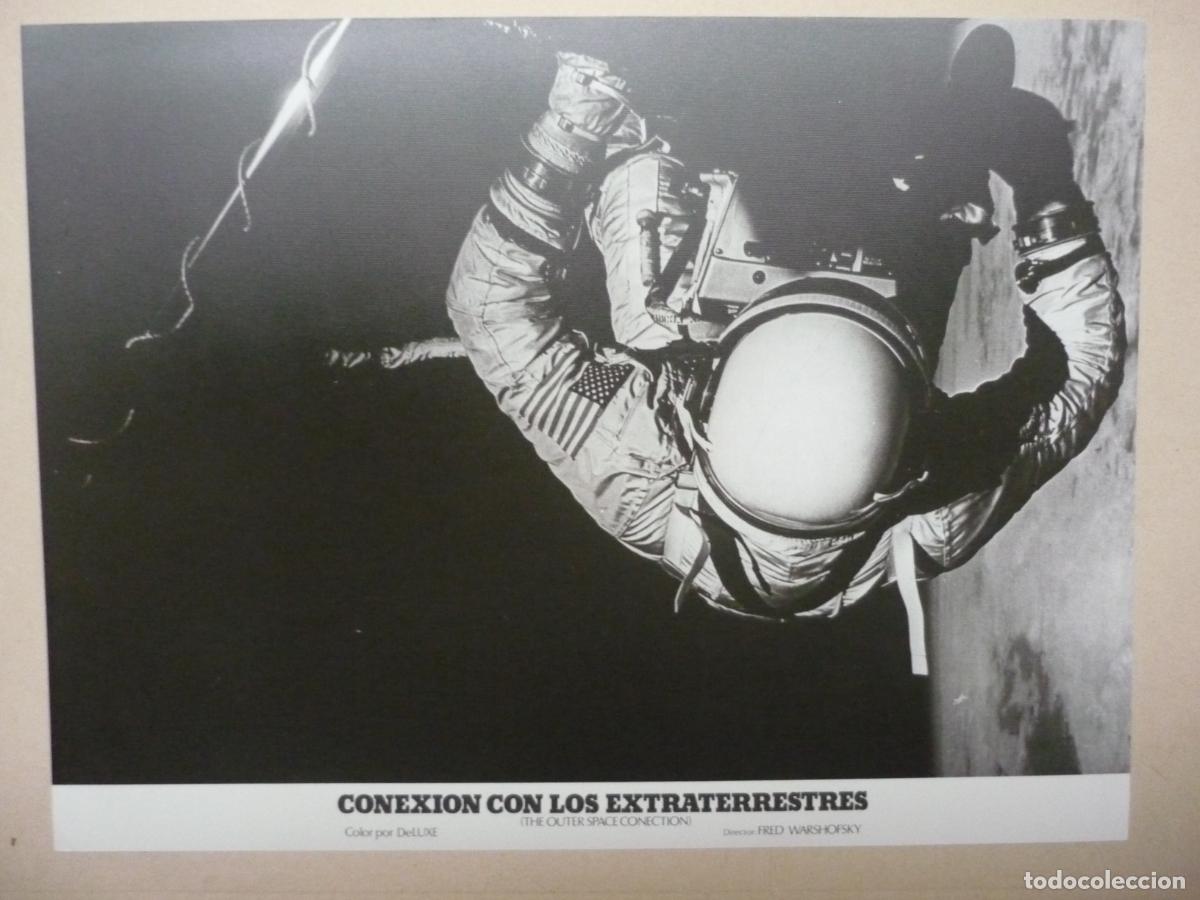 Cine: conexion con los extraterrestres - foto b/n original usa The Outer Space Connection Fred Warshofski