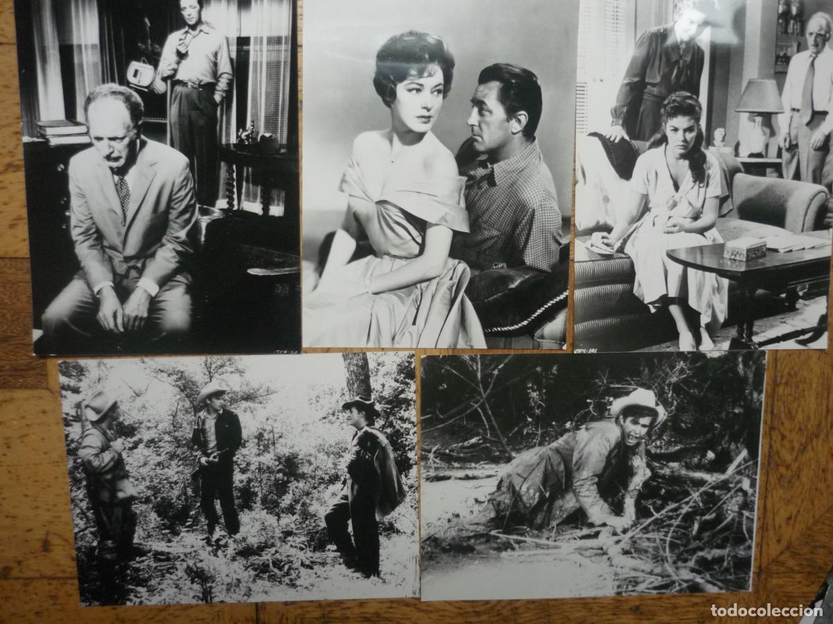 Cine: con el llego el escandalo - 9 fotos originales b/n reposicion robert mitchum eleanor parker izaro f