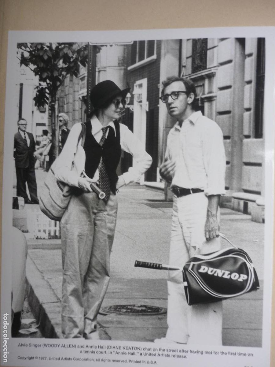 Cine: annie hall - foto original b/n usa - woody allen diane keaton