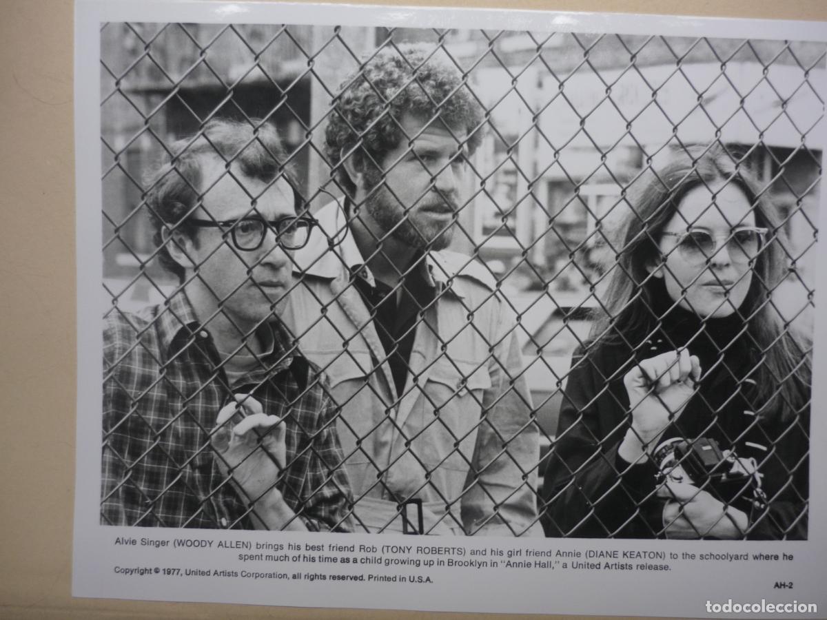 Cine: annie hall - foto original b/n usa - woody allen diane keaton tony roberts