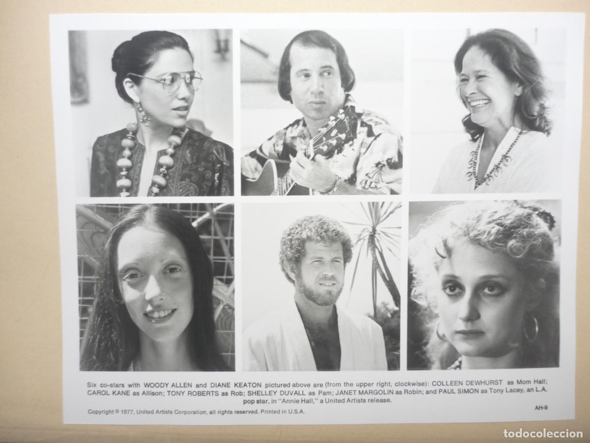 Cine: annie hall - foto original b/n usa - woody allen - shelle duvall paul simon carol kane tony roberts