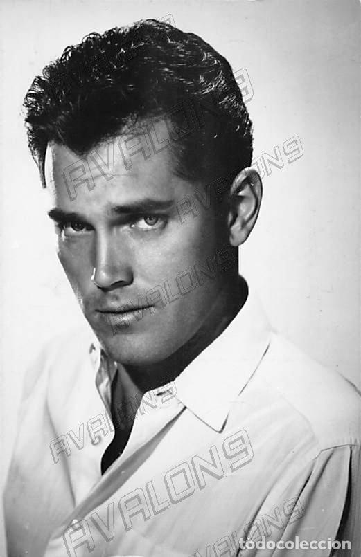 Kino: Postal antigua del actor norteamericano Jeffrey Hunter (1926-1969) - Sin circular