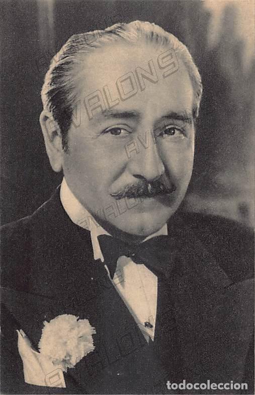 Kino: Postal del actor Norteamericano Adolphe Menjou (1890-1963) - Sin circular