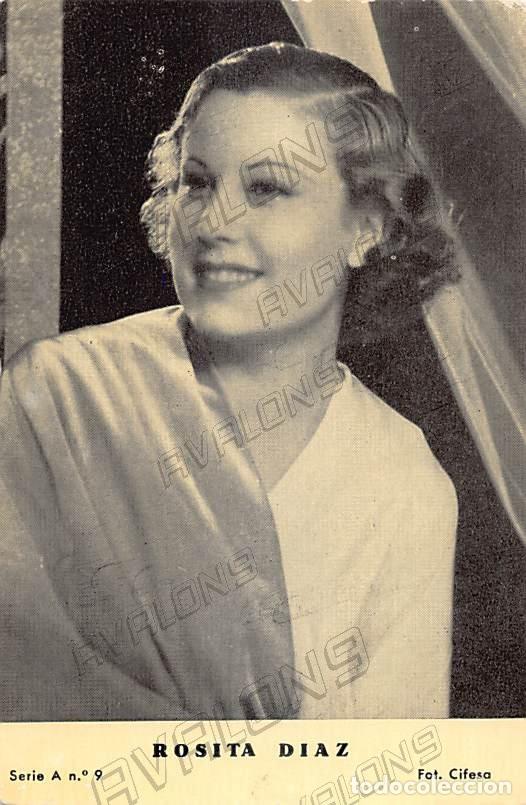 Kino: Postal de la actriz espa&ntilde;ola Rosita D&iacute;az (1911-1986)