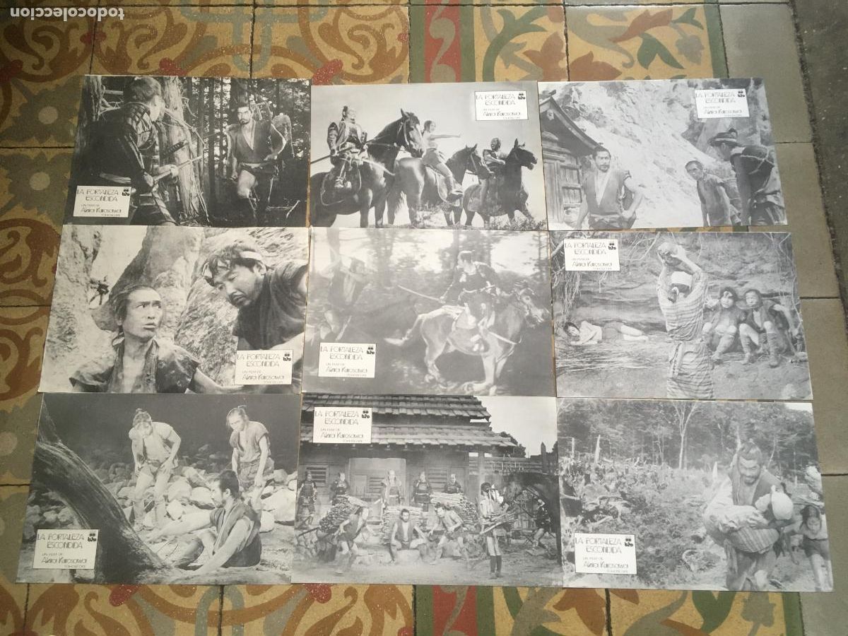 Cine: la fortaleza escondida akira kurosawa 9 foctocromos originales