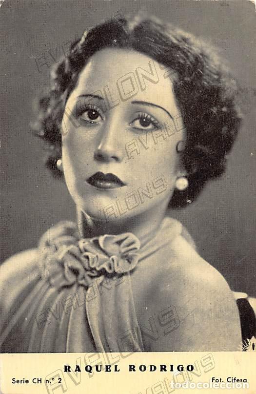 Kino: Postal de la actriz Cubana Raquel Rodrigo (1915-2004)