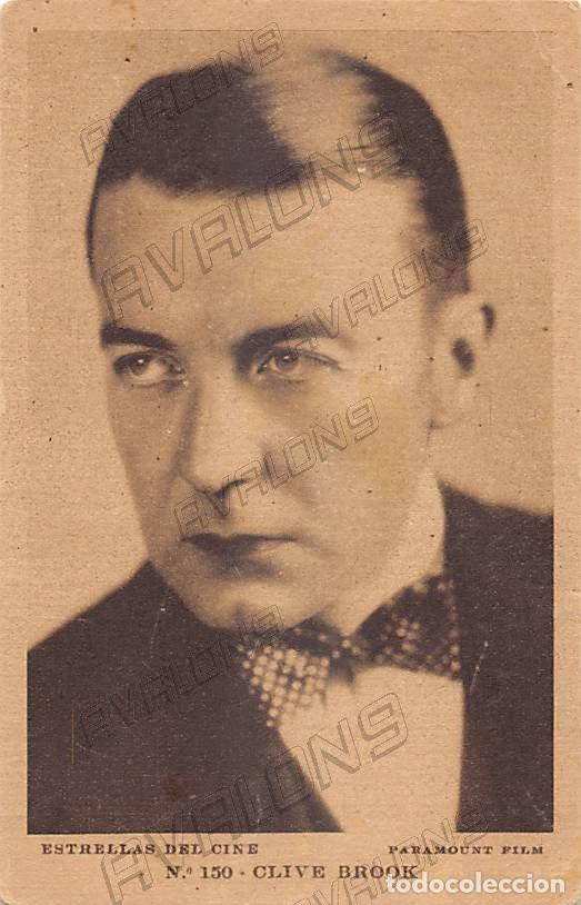 Kino: Postal del actor Ingl&eacute;s Clive Brook (1887-1974) - Sin circular