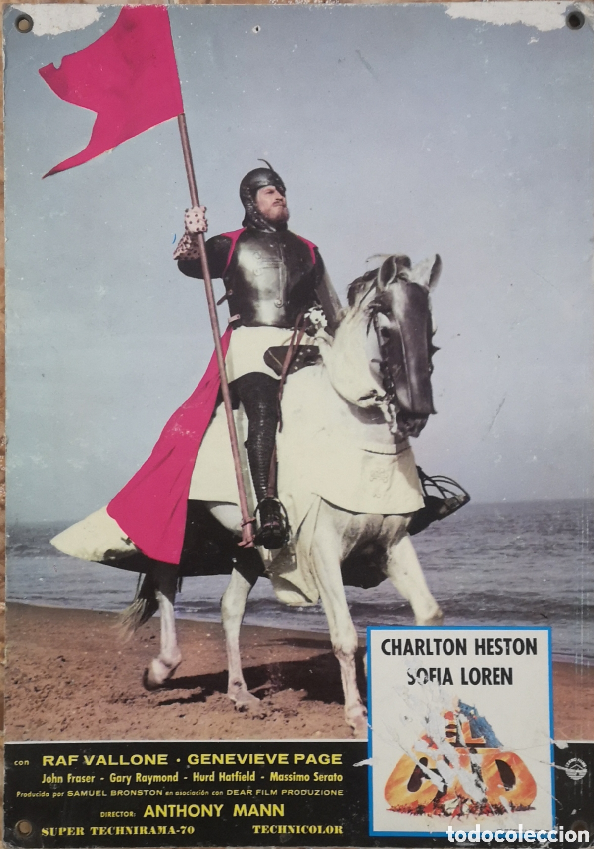 Cinema: EL CID - FOTOCROMO DE CARTON