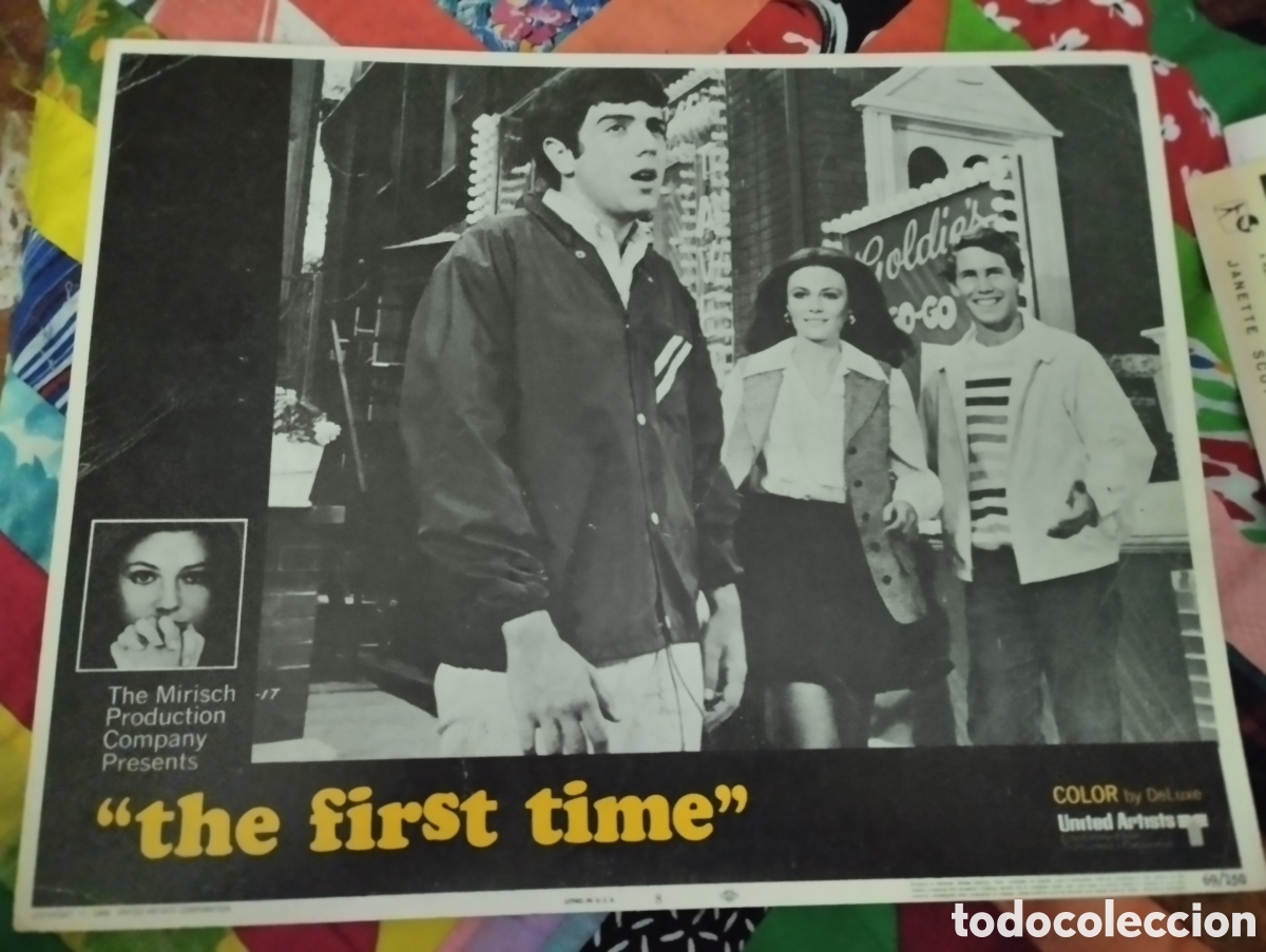 Cine: LOBBY CARD AMERICANO - The First Time 1969