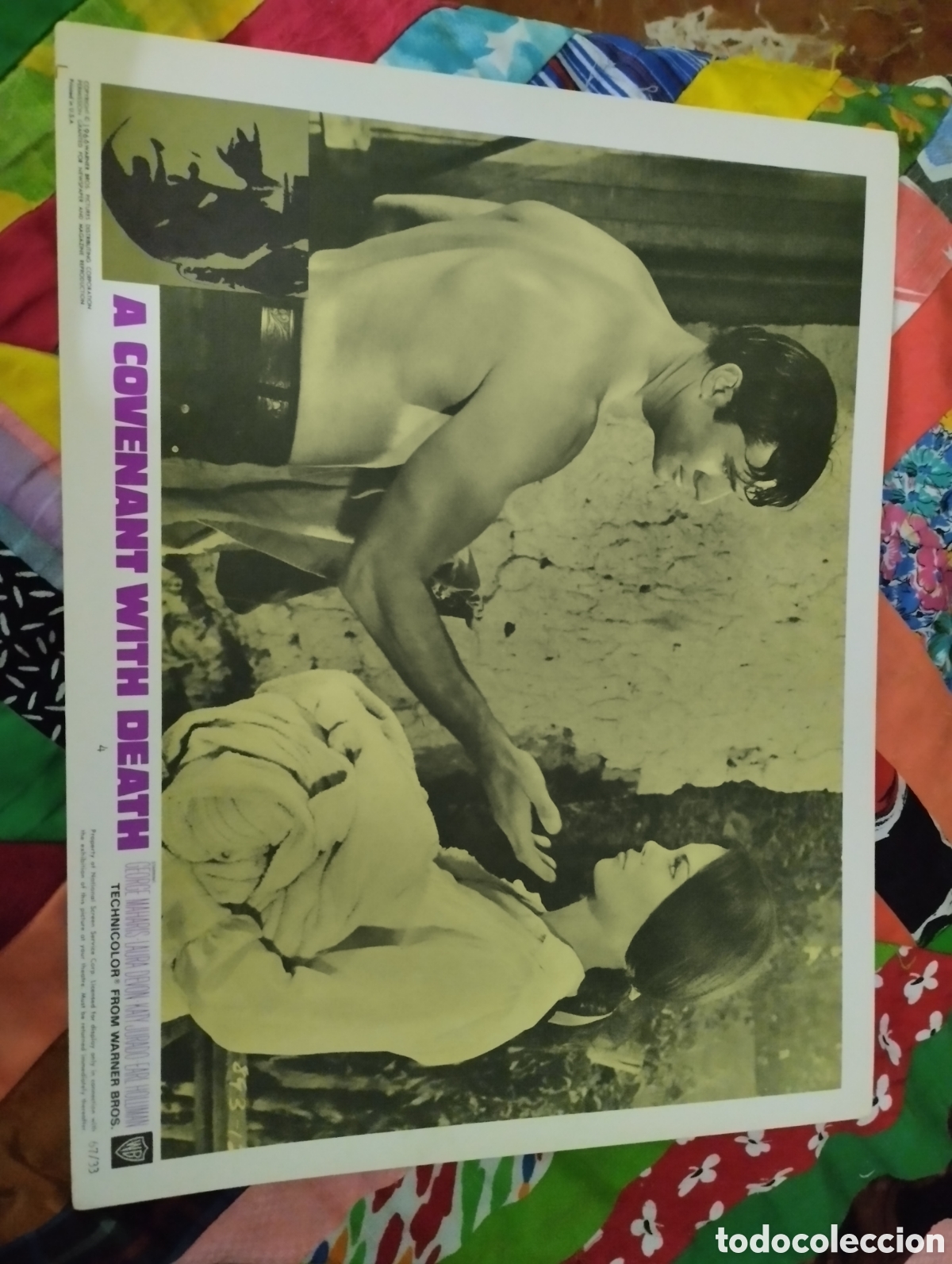 Cine: LOBBY CARD AMERICANO - UN PACTO CON LA MUERTE 1967