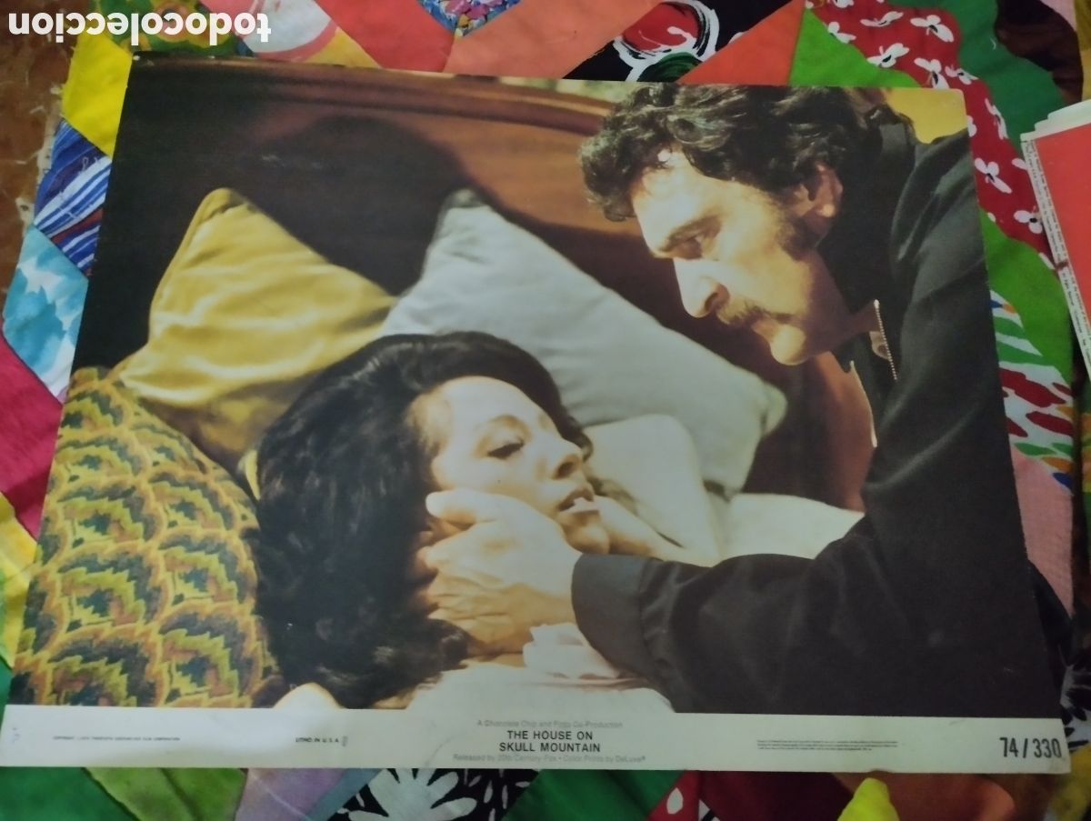 Cine: LOBBY CARD AMERICANO - LA CASA DE LA CALAVERA 1974