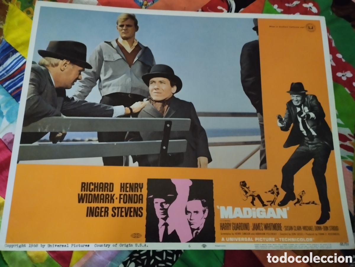 Kino: LOBBY CARD AMERICANO - BRIGADA HOMICIDA 1968