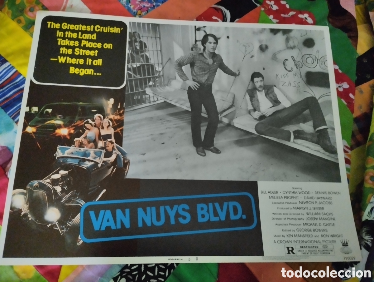 Cine: LOBBY CARD AMERICANO - LOS JOVENES Y SUS LOCOS CACHARROS 1979