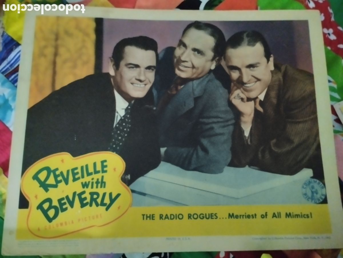 Cine: LOBBY CARD AMERICANO - LA CANCION DEL AMANECER 1943