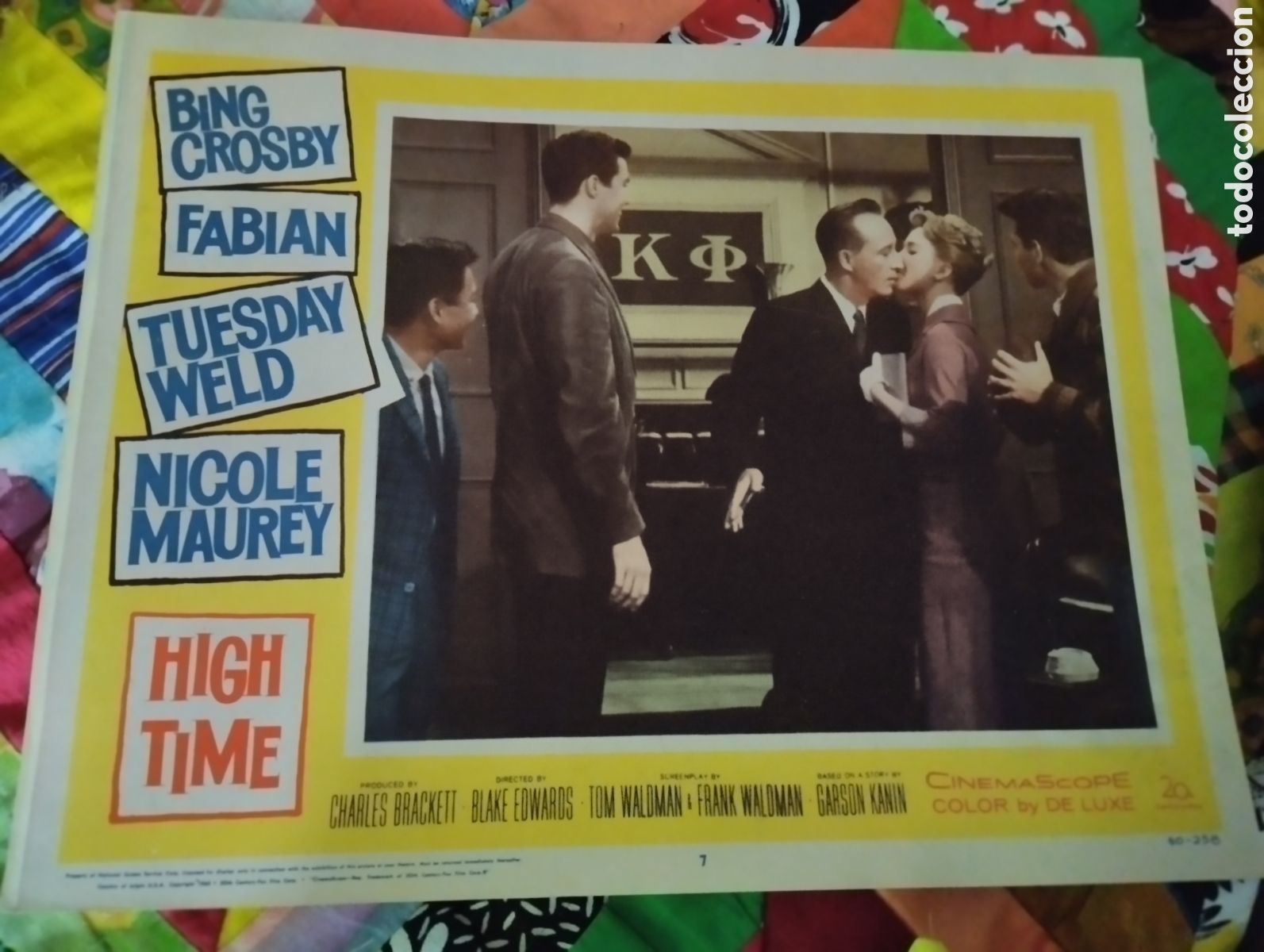 Cine: LOBBY CARD AMERICANO - HIGH TIME 1960