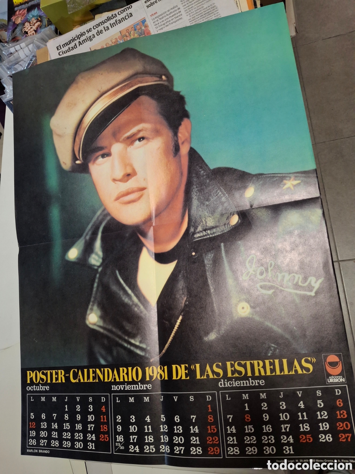 Cine: poster calendario marlon brando