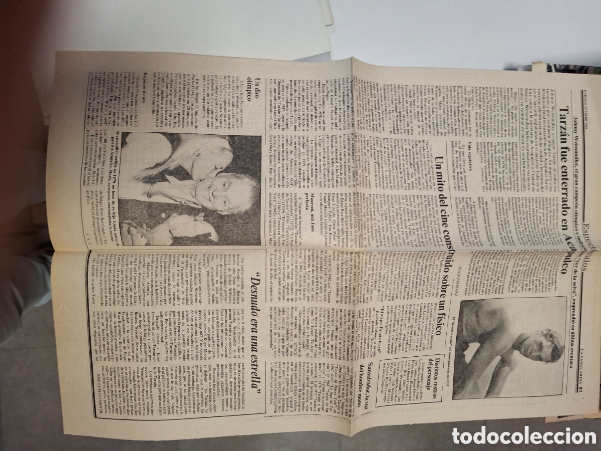 Cine: johnny weissmuller tarzan EN ESPA&Ntilde;A 1984