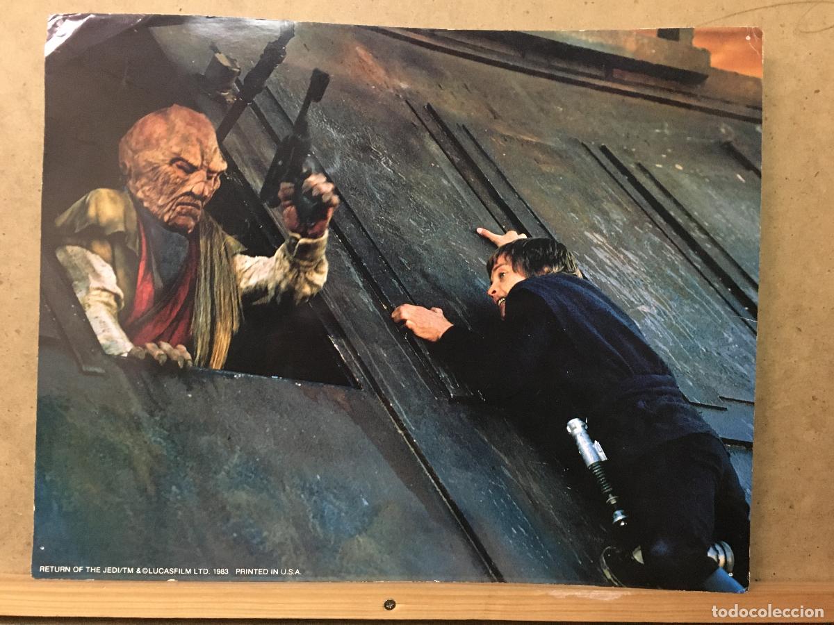 Cine: AET59 EL RETORNO DEL JEDI STAR WARS MARK HAMILL LOBBY CARD ORIGINAL AMERICANO