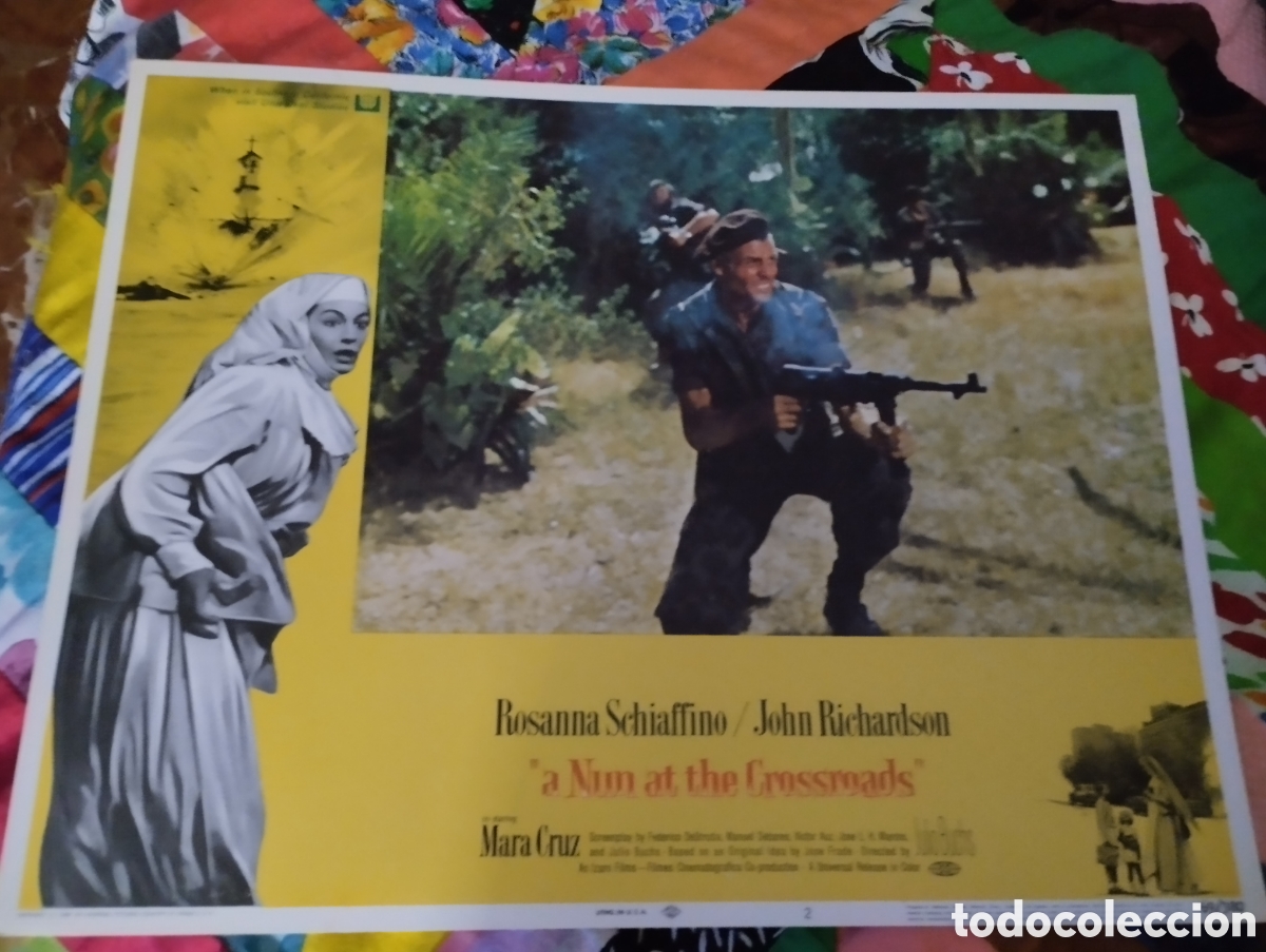 Cine: LOBBY CARD AMERICANO - ENCRUCIJADA PARA UNA MONJA 1967