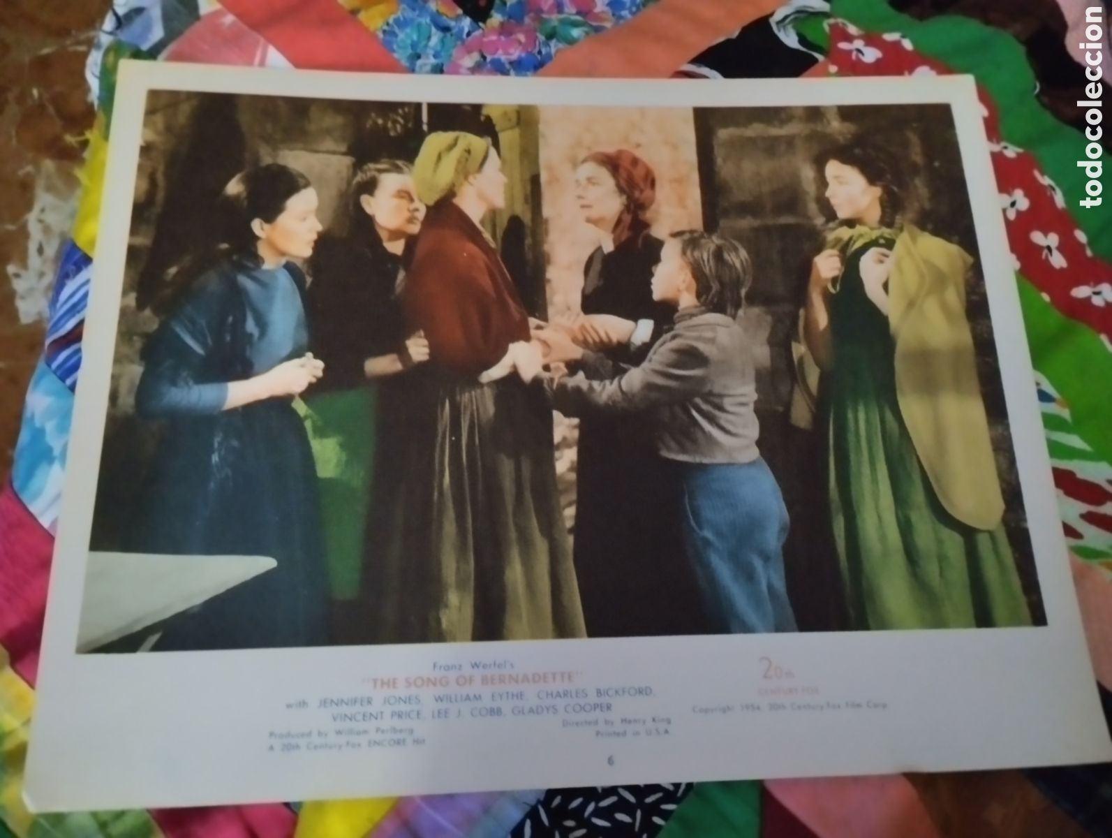 Cine: LOBBY CARD AMERICANO - LA CANCION DE BERNADETTE 1943