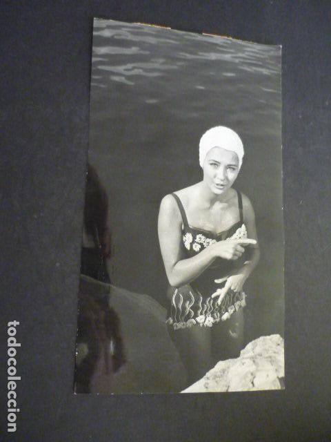 Kino: CHRISTINE KAUFFMAN ACTRIZ EN PALMA DE MALLORCA ANTIGUA FOTOGRAFIA 11 X 18 CM