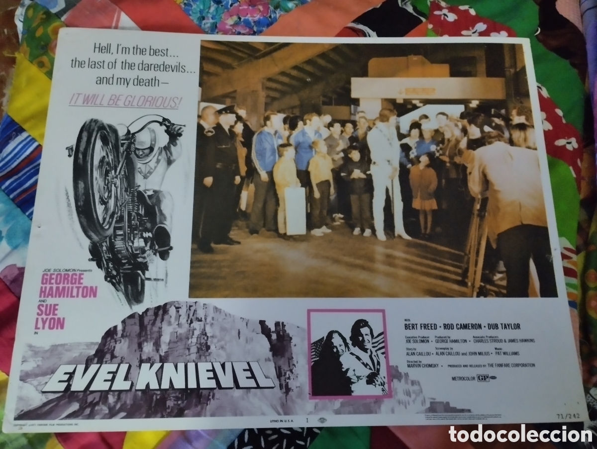 Cine: LOBBY CARD AMERICANO - VIVA KNIEVEL 1977