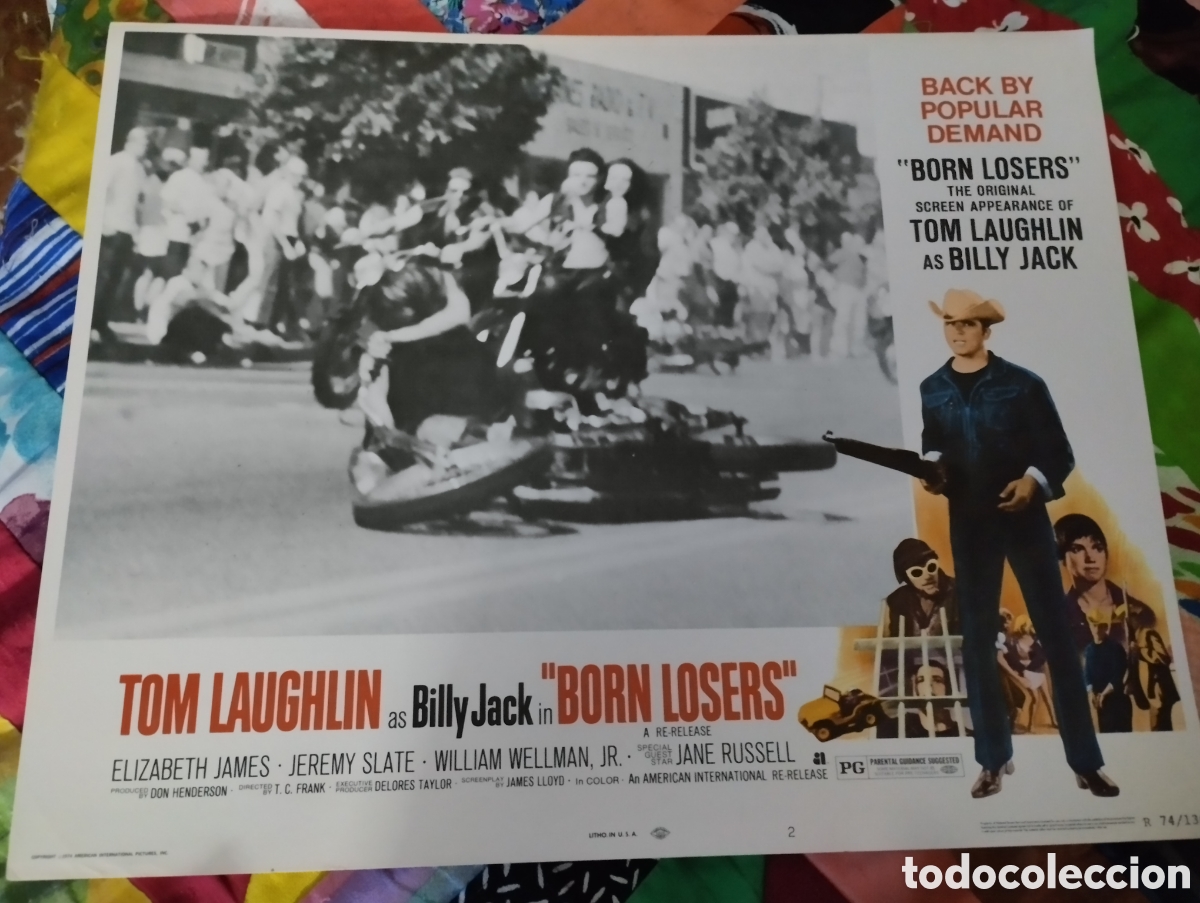 Cine: LOBBY CARD AMERICANO - NACIDOS PARA PERDER 1967