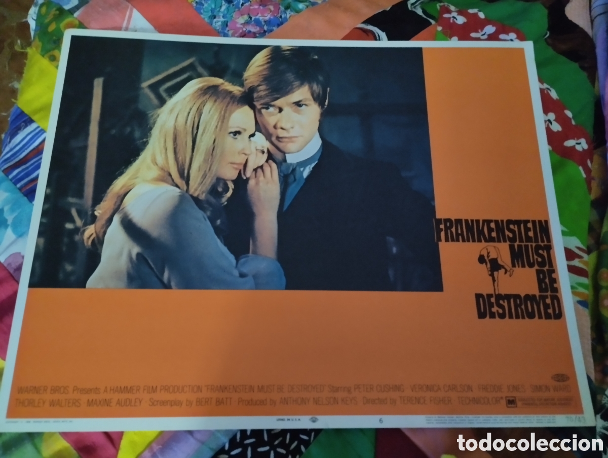 Cine: LOBBY CARD AMERICANO - EL CEREBRO DE FRANKENSTEIN 1969