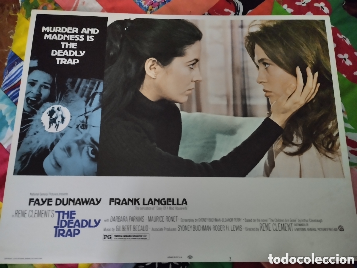 Cine: LOBBY CARD AMERICANO - LA TRAMPA MORTAL 1971