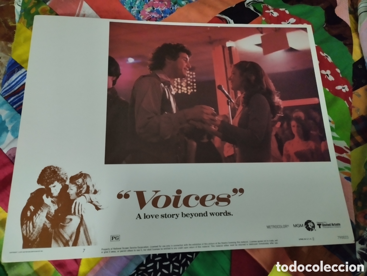 Cine: LOBBY CARD AMERICANO - VOICES 1973