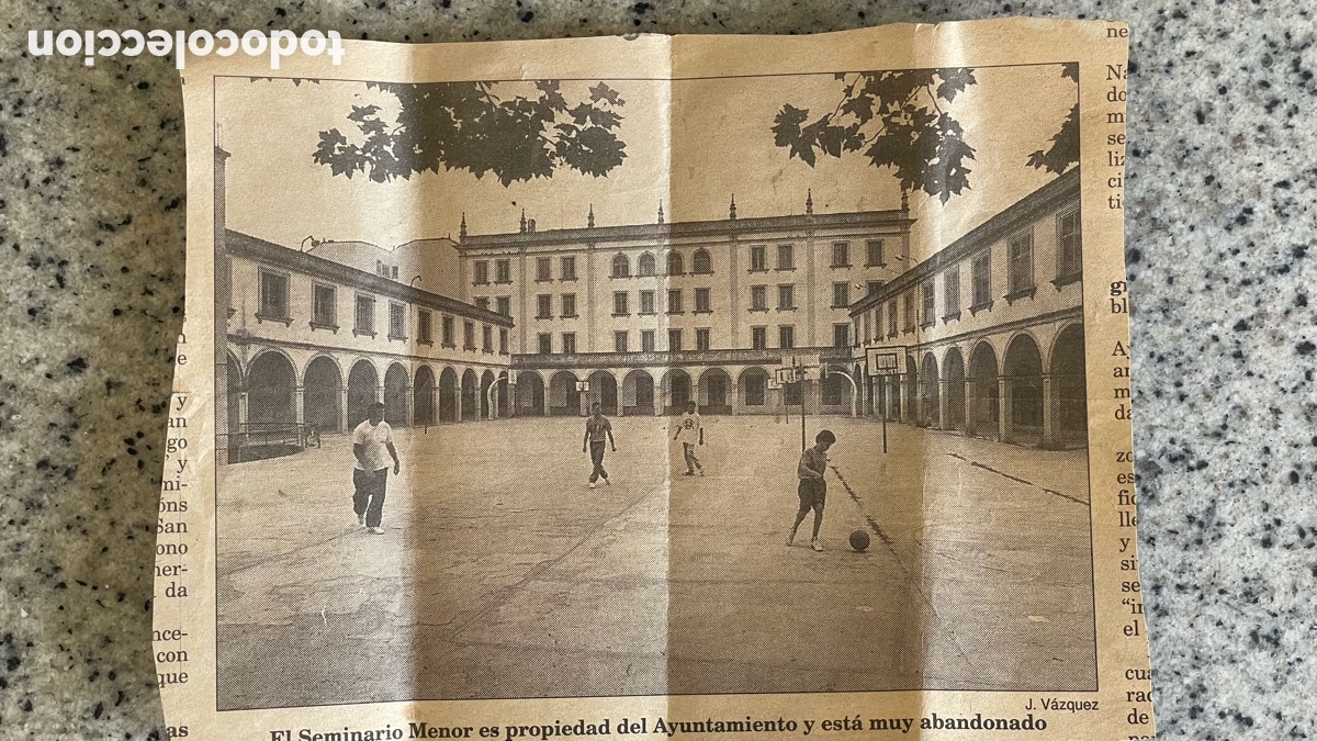 Cine: Foto antigua Seminario Menor de Lugo