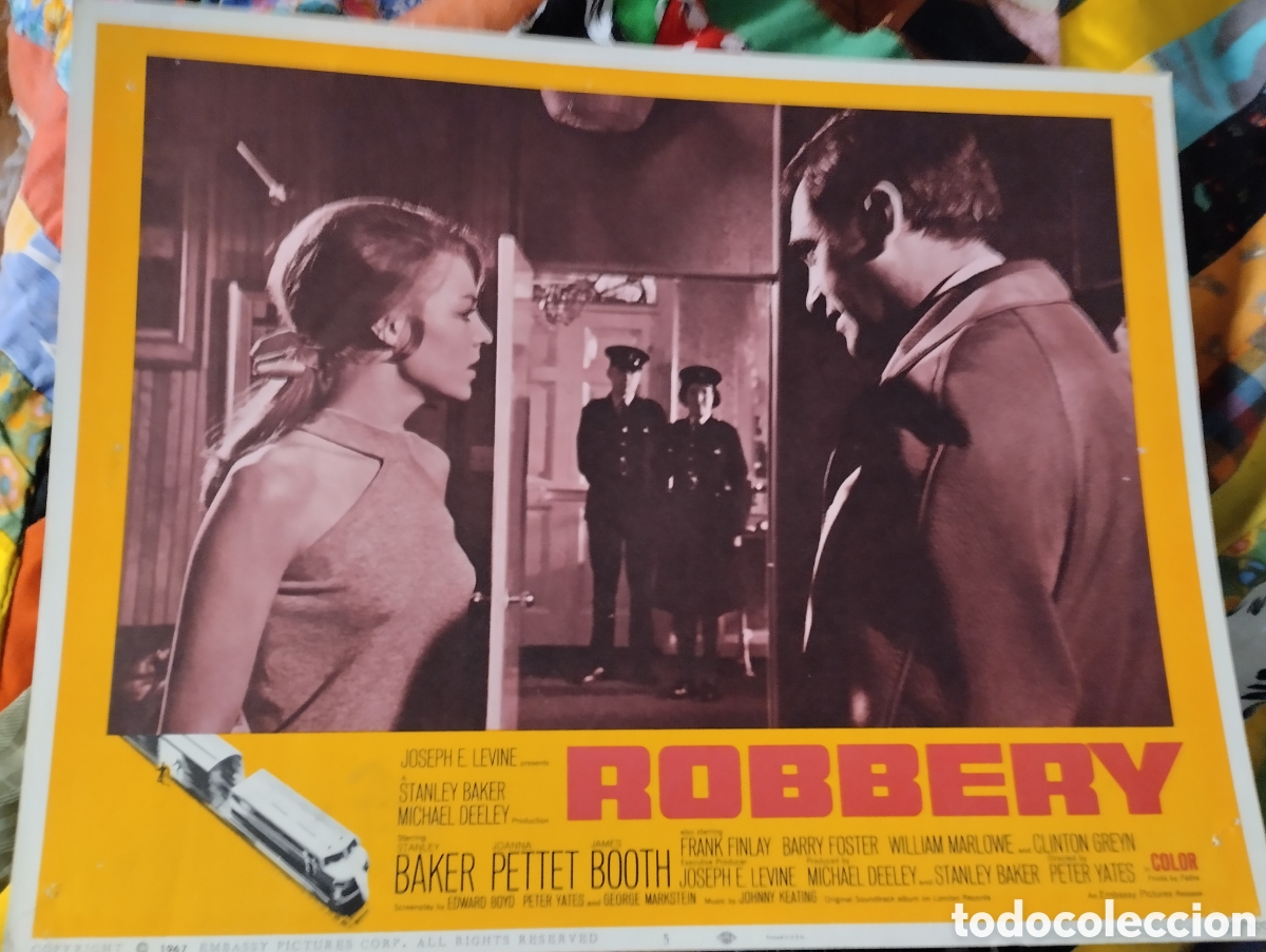 Cine: LOBBY CARD AMERICANO - EL GRAN ROBO 1967