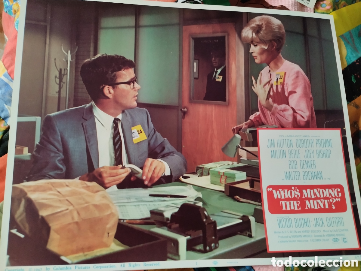 Cine: LOBBY CARD AMERICANO - QUIEN MIENTE A LA MENTA 1967