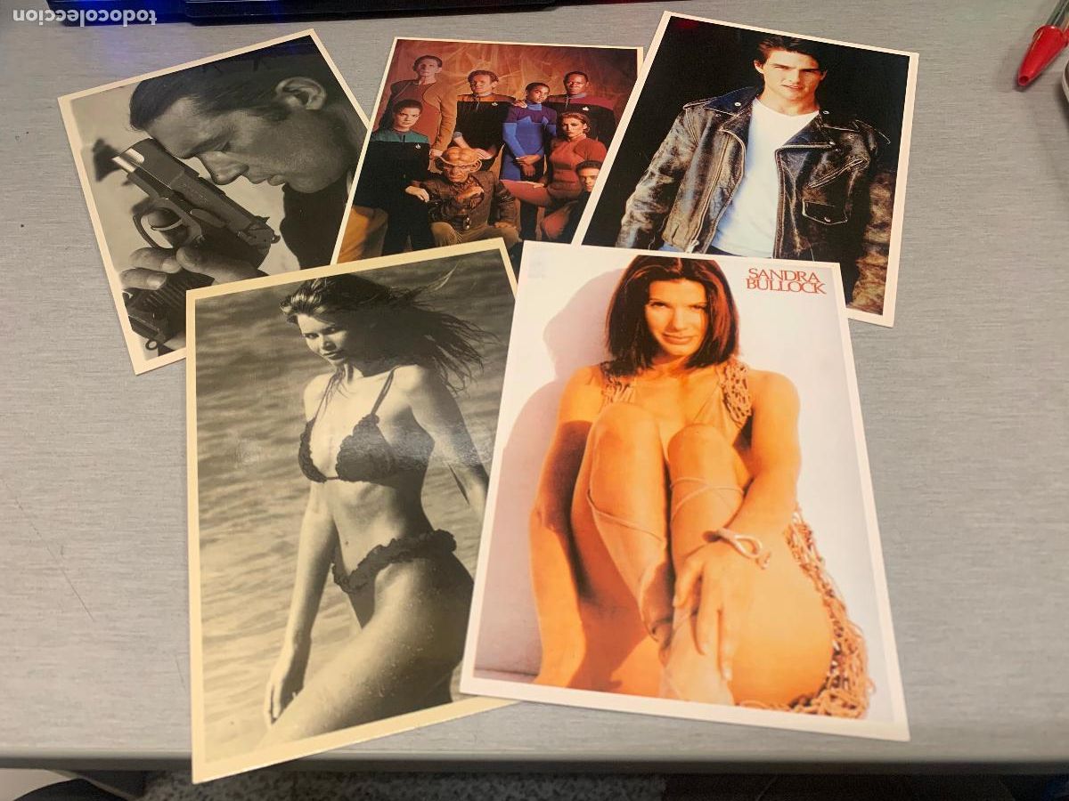 Cine: ANTONIO BANDERAS, TOM CRUISE, CLAUDIA SCHIFFER... / LOTE 5 POSTALES / VER FOTOS