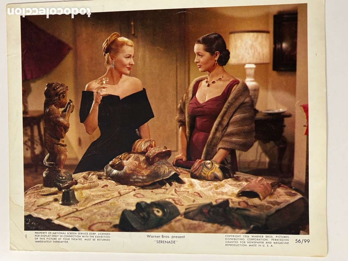 Cine: Fotocromo original americano dos pasiones y un amor Sara Montiel Joan fontaine M