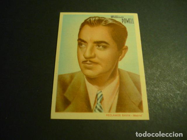 Cinema: WILLIAM POWELL ACTOR CROMO PUBLICIDAD MANUFACTURA DE ESPECIAS LA MEZQUITA DE CORDOBA EN GRANADA