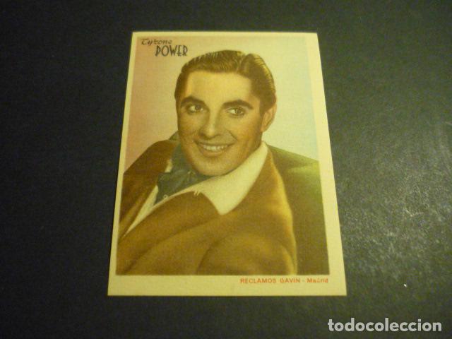 Cin&eacute;ma: TYRONE POWER ACTOR CROMO PUBLICIDAD MANUFACTURA DE ESPECIAS LA MEZQUITA DE CORDOBA EN GRANADA