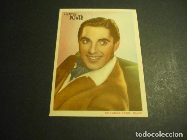 Cinema: TYRONE POWER ACTOR CROMO PUBLICIDAD MANUFACTURA DE ESPECIAS LA MEZQUITA DE CORDOBA EN GRANADA