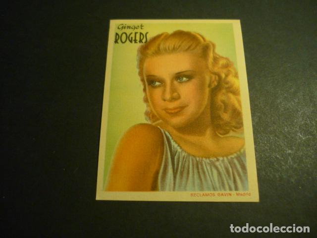 Cinema: GINGER ROGERS ACTRIZ CROMO PUBLICIDAD MANUFACTURA DE ESPECIAS LA MEZQUITA DE CORDOBA EN GRANADA