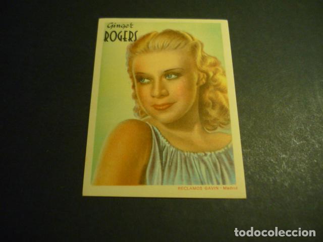 Kino: GINGER ROGERS ACTRIZ CROMO PUBLICIDAD MANUFACTURA DE ESPECIAS LA MEZQUITA DE CORDOBA EN GRANADA