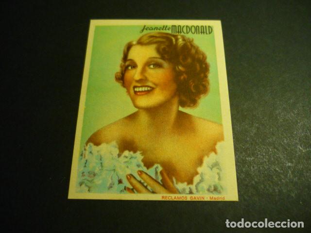 Kino: JEANNETE MACDONALD ACTRIZ CROMO PUBLICIDAD MANUFACTURA DE ESPECIAS LA MEZQUITA DE CORDOBA EN GRANADA