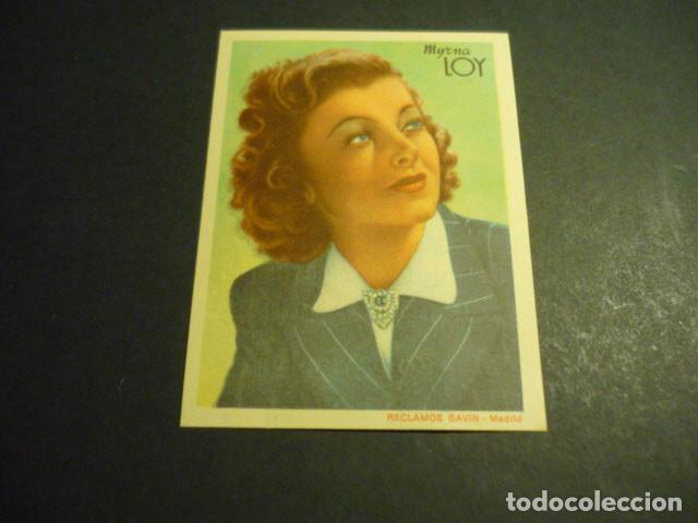 Kino: MIRNA LOY ACTRIZ CROMO PUBLICIDAD MANUFACTURA DE ESPECIAS LA MEZQUITA DE CORDOBA EN GRANADA