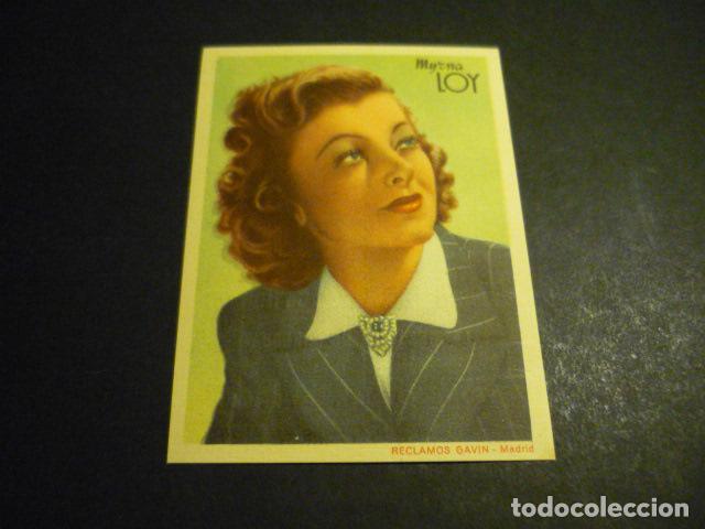 Cinema: MIRNA LOY ACTRIZ CROMO PUBLICIDAD MANUFACTURA DE ESPECIAS LA MEZQUITA DE CORDOBA EN GRANADA