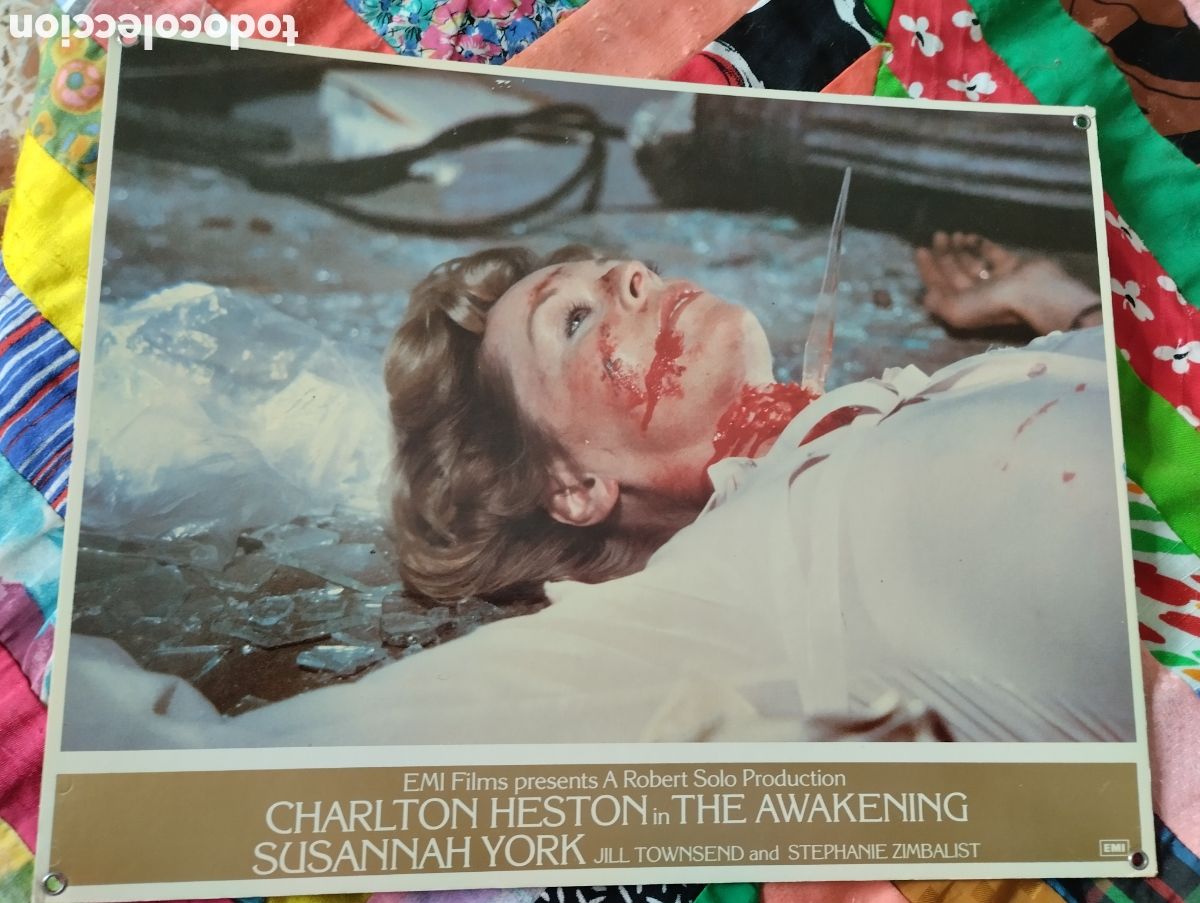 Cine: LOBBY CARDS DE GRAN TAMA&Ntilde;O 35 X 28 - EL DESPERTAR 1980 - SET COMPLETO